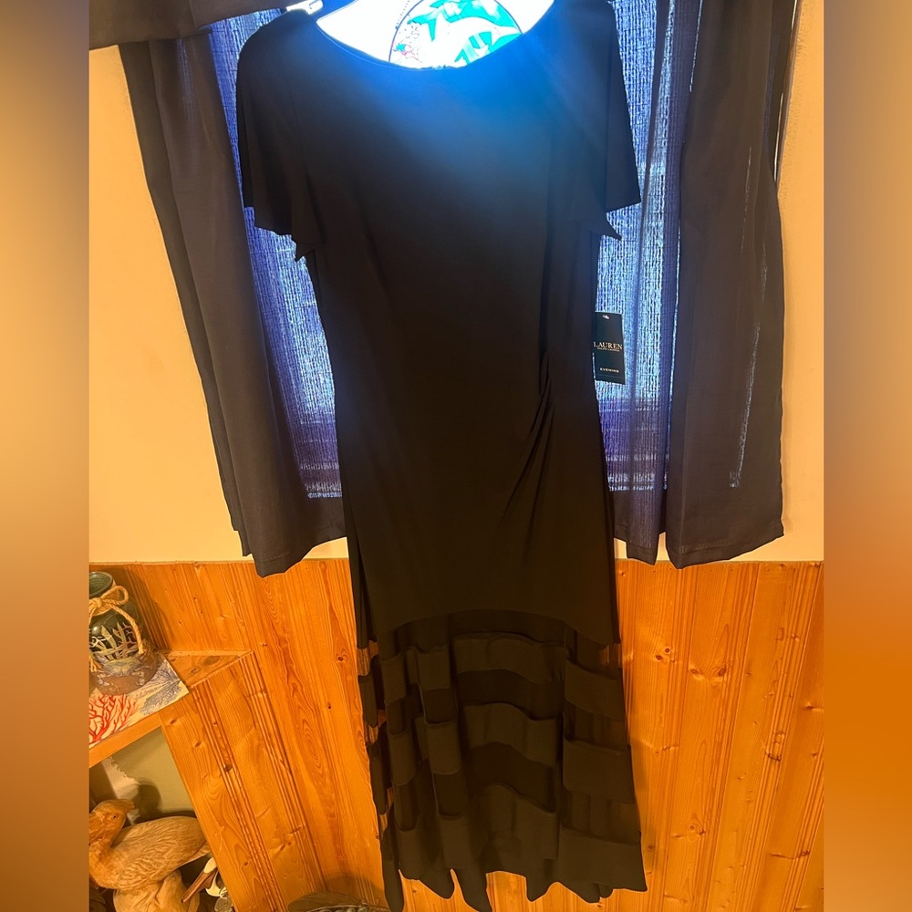 Black Lauren by Ralph Lauren evening dress